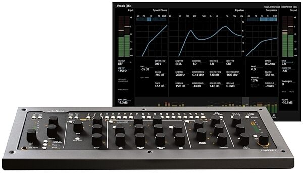Softube Console 1 Hardware Controller and Plug-in Software, In Use