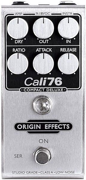 Origin Effects Cali76 Compact Deluxe Compressor Pedal, Action Position Front