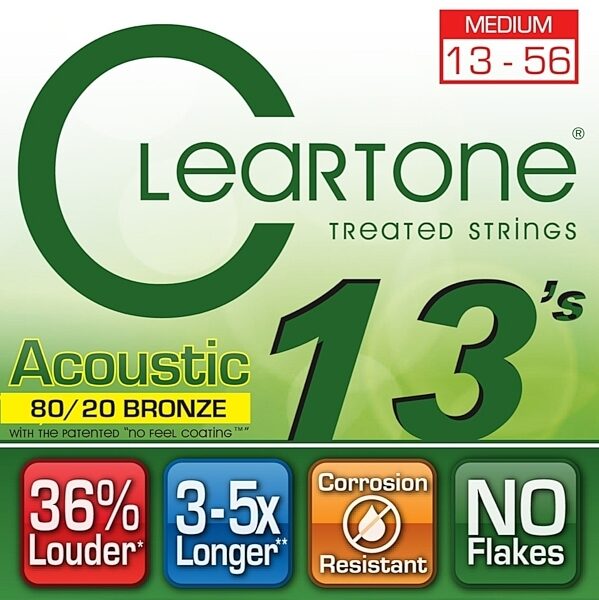 Cleartone Acoustic 8020 Bronze Strings, 7613
