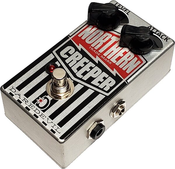 Daredevil Northern Creeper Silicon Fuzz Pedal, Action Position Back