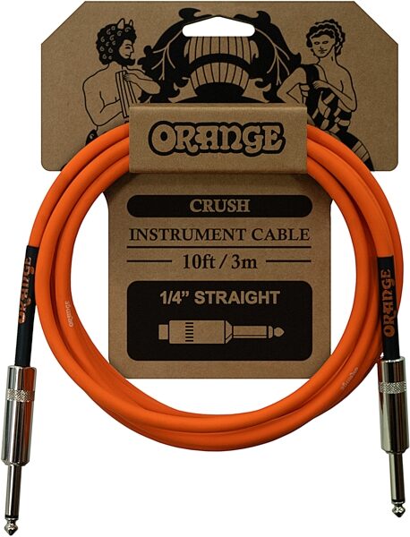 Orange Crush Series Straight/Straight Instrument Cable, 10 foot, Main