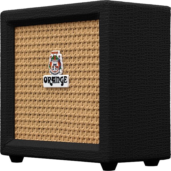 Orange Crush Mini Guitar Combo Amplifier (3 Watts), Black, Action Position Back