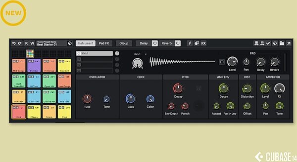 Steinberg Cubase Pro 14 Production Software - Perpetual License, Digital Download, Action Position Back