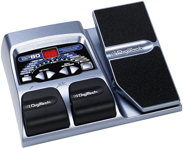DigiTech BP80 Bass Multi-Effects Processor, Angle View