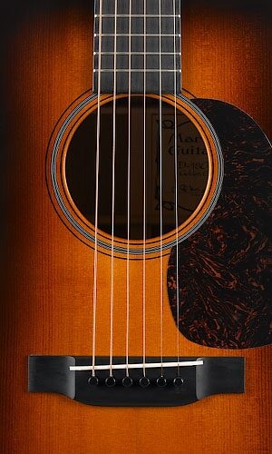 Martin D18GE Golden Era Dreadnought Acoustic Guitar (with Case), Bridge