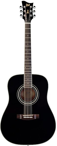 ESP LTD Xtone D5 Acoustic Guitar, Black