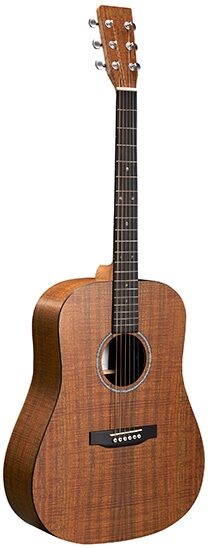 Martin D-X1E Koa Acoustic-Electric Guitar (with Soft Case), New, Main