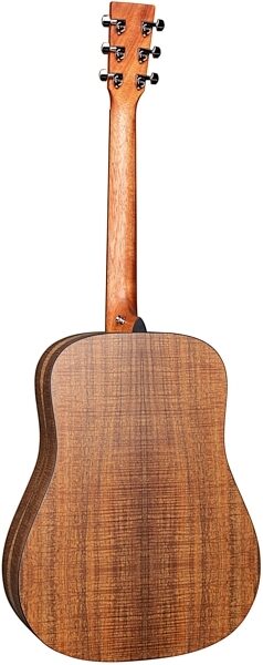 Martin D-X2E Koa Acoustic-Electric Guitar (with Gig Bag), Main Back