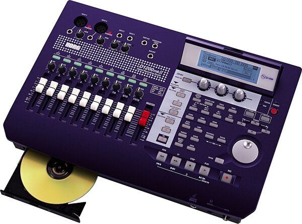 Korg D1200MKII 12-Track Digital Recorder, Angle View