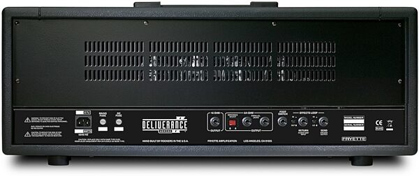 Fryette Deliverance D120 Series II Guitar Amplifier Head (120 Watts), Detail Back