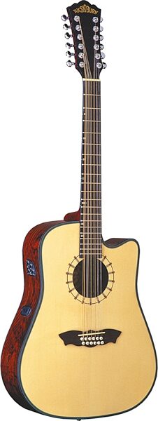 Washburn D46SCE12 12-String Southwest Cutaway Dreadnought Acoustic-Electric Guitar (with Case), Main