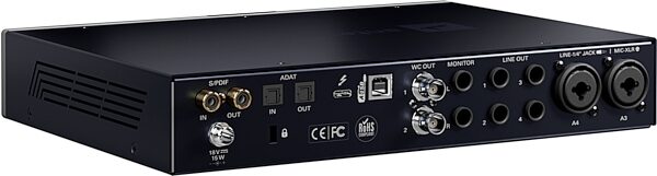 Antelope Audio Discrete 4 Pro Synergy Core USB/Thunderbolt 3 Audio Interface, New, Rear Angle