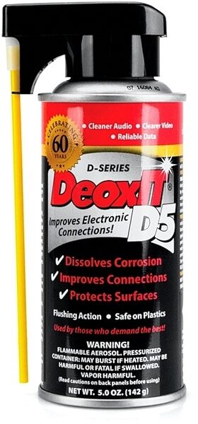 Hosa CAIG DeoxIT D5S6 Contact Cleaner, New, Main