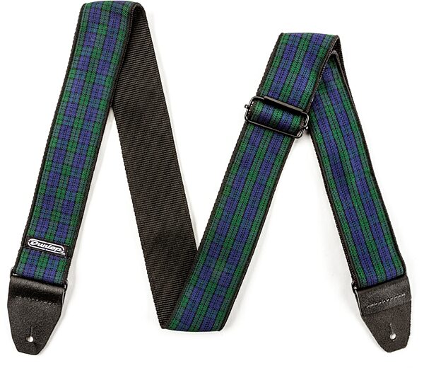 Dunlop Black Watch Plaid Jacquard Strap, New, nolabel