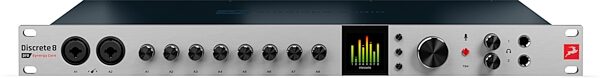 Antelope Audio Discrete 8 Pro Synergy Core USB/Thunderbolt 3 Audio Interface, Bundle with Edge Solo modeling mic, Bitwig DAW software, and bonus FX plug-ins, Front