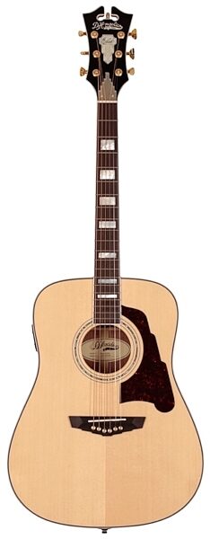 D'Angelico Lexington Dreadnought Acoustic-Electric Guitar (with Case), Natural