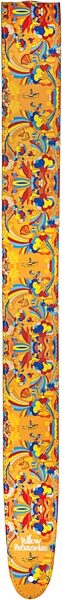 D'Addario Beatles Yellow Submarine 55th Anniversary Polyester Guitar Strap, Primrose Prairie, 25BYS02, Action Position Back