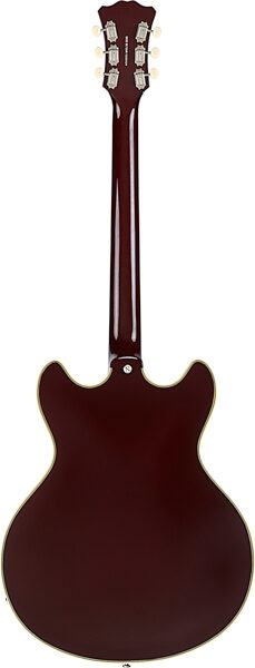 D'Angelico Excel DC Tour Electric Guitar (with Gig Bag), Solid Wine, Open Box (Very Good), Action Position Back