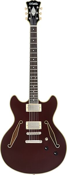 D'Angelico Excel DC Tour Electric Guitar (with Gig Bag), Solid Wine, Open Box (Very Good), Action Position Back