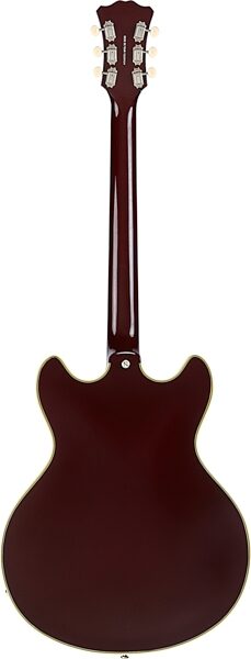 D'Angelico Excel DC Tour Electric Guitar (with Gig Bag), Solid Wine, Open Box (Very Good), Action Position Back