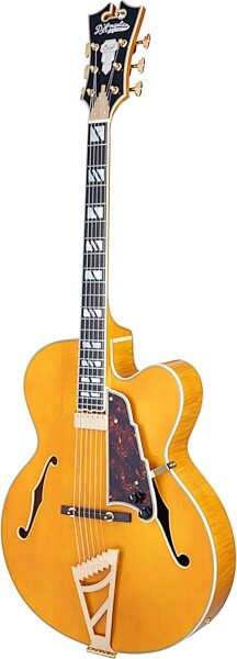 D'Angelico EXL-1 Excel Archtop Electric Guitar (with Case), Amber, Action Position Back