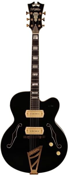 D'Angelico EX-59 Hollowbody Electric Guitar, Black
