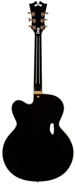 D'Angelico Excel EXL-1 Archtop Hollowbody Electric Guitar (with Case), Black Back