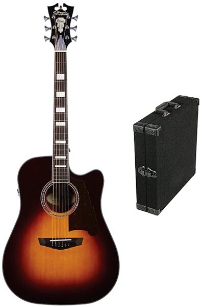 D'Angelico PD500 Premier Bowery Acoustic-Electric Guitar, dag