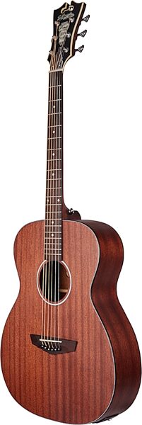 D'Angelico Premier Tammany LS Acoustic-Electric Guitar, Mahogany Satin, Action Position Back