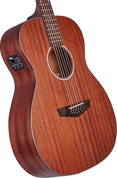 D'Angelico Premier Tammany LS Acoustic-Electric Guitar, Mahogany Satin, Action Position Back
