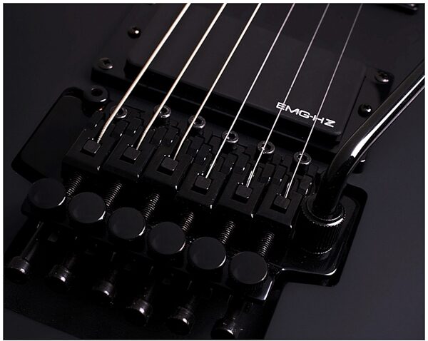 Schecter Damien-7 FR 7-String Electric Guitar with Floyd Rose, Satin Black - Floyd Rose