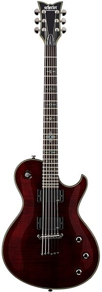 Schecter Damien Solo Elite Electric Guitar, Crimson Red