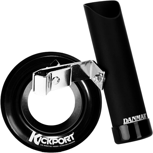 Danmar 1027 Aluminum Drumstick Holder, Black, with KickPort, pack