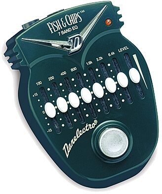 Danelectro DJ-14 Fish and Chips 7-Band Graphic Equalizer Pedal, Main