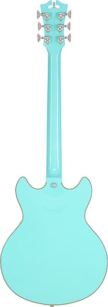 D'Angelico Premier Mini DC Electric Guitar, Surf Green, Action Position Back