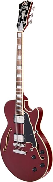 D'Angelico Premier SS Electric Guitar, Burnt Red, Action Position Back