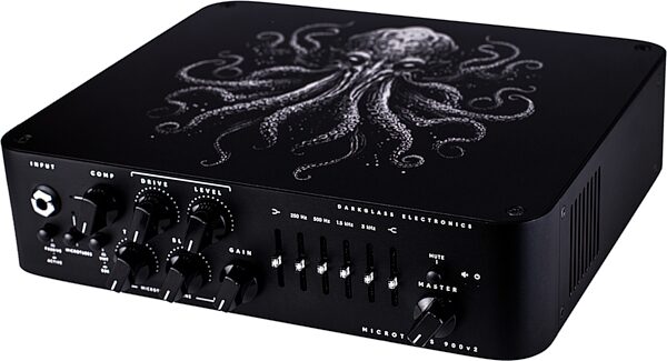 Darkglass Microtubes 900 V2 Limited Edition Squid Bass Amplifier, New, Action Position Back