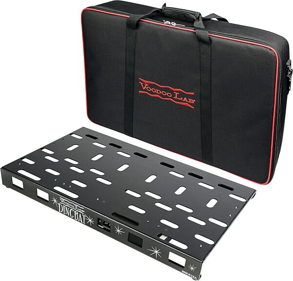 Voodoo Lab Dingbat Large Pedalboard with Bag, With PP3 Plus, Action Position Back