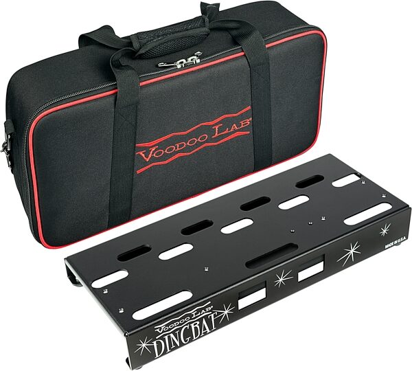 Voodoo Lab Dingbat Small Pedalboard with Bag, With PPX8, Action Position Back