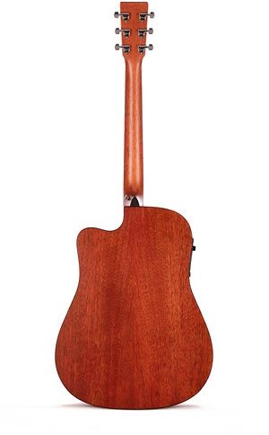 Martin DC16GTEP Premium Dreadnought Cutaway Acoustic-Electric Guitar (with Case), Back