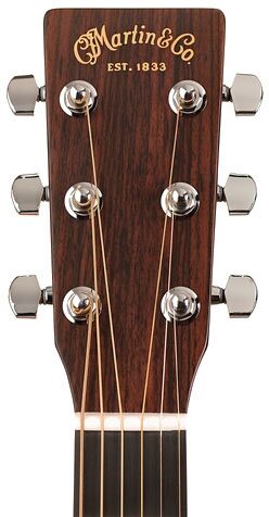Martin DC16GTEP Premium Dreadnought Cutaway Acoustic-Electric Guitar (with Case), Headstock