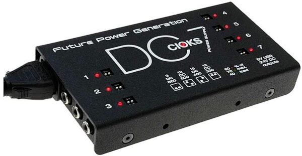 Cioks DC7 Pedal Power Supply, New, Action Position Front