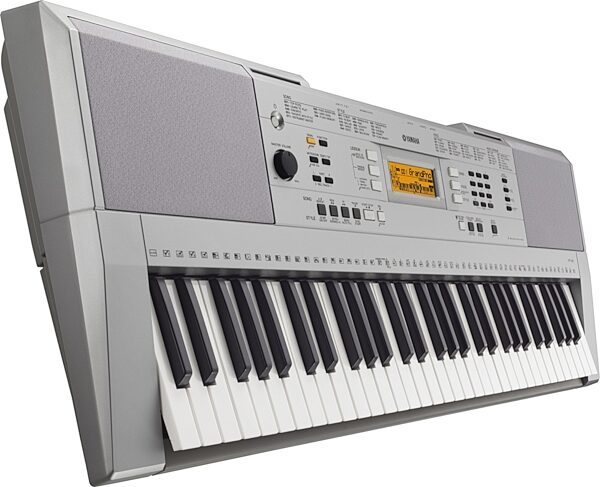 Yamaha YPT-340 Portable Keyboard, 61-Key, Angle