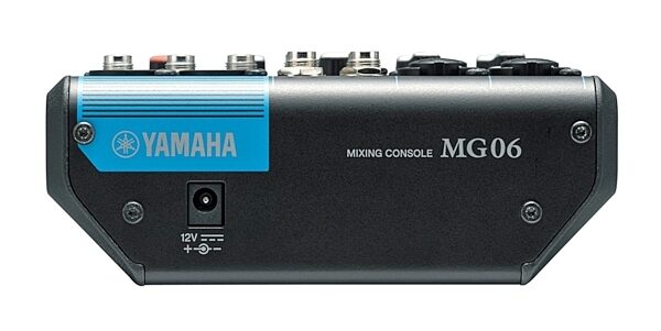 Yamaha MG06 Stereo Mixer, New, Rear