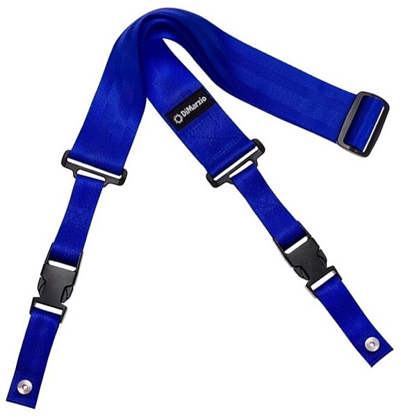 DiMarzio DD2200 2" Nylon ClipLock Guitar Strap, Electric Blue, DD2200N, Main
