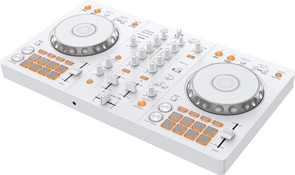 Pioneer DJ DDJ-FLX4 DJ Controller, White, Action Position Back