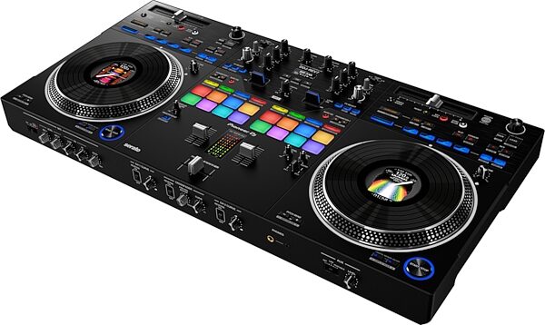 Pioneer DJ DDJ-REV7 DJ Controller, New, Angle