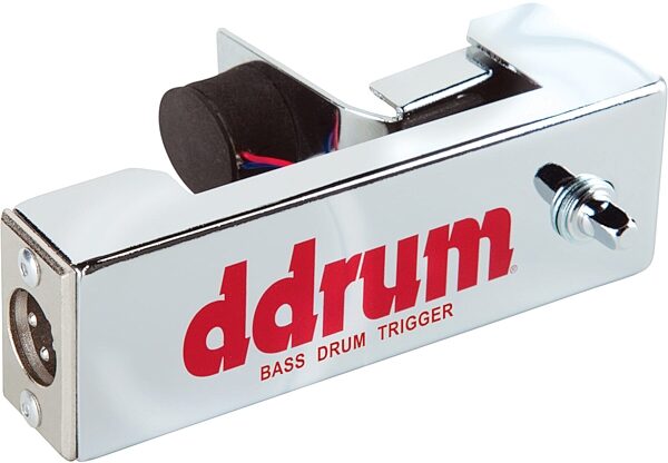 DDrum CETK Bass Drum Trigger, Chrome, Action Position Back