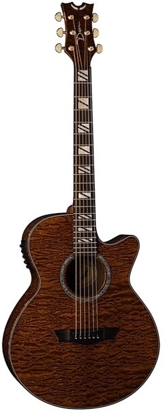 Dean Performer Quilted Mahogany Acoustic-Electric Guitar, Main