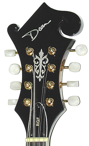 Dean Bluegrass F-Style Mandolin, Headstock